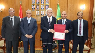 القاصد : الصيدلة والحاسبات وإلكترونيات منوف يفوزون بجائزة التميز