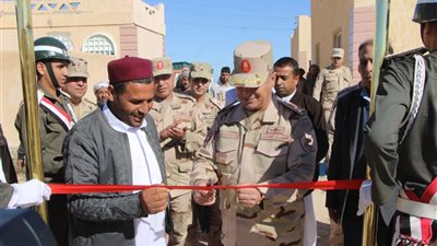 المنطقة الغربية العسكرية تنفذ عدداً من الأنشطة المجتمعية لخدمة أبناء محافظة مطروح