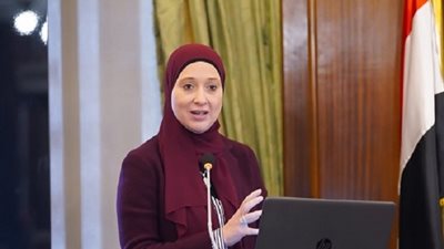 منى عصام تستعرض تقريرًا حول التنمية المستدامة بالتخطيط