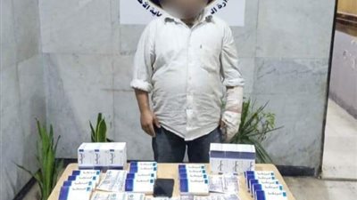 ضبط عاطل بـ900 قرص مخدر في الجيزة