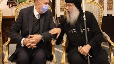 الهجان يهنئ الإخوة الاقباط بكنائس القليوبية بعيد الميلاد المجيد