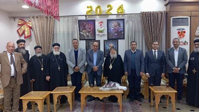 قيادات سوهاج الجديدة تقدم التهنئة للأخوة المسيحيين بعيد الميلاد