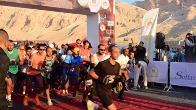 إنطلاق الدورة ٣١ لماراثون الأقصر الدولى بالبر الغربى