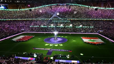 82 ألف متفرج حضروا افتتاح أمم آسيا بين قطر ولبنان