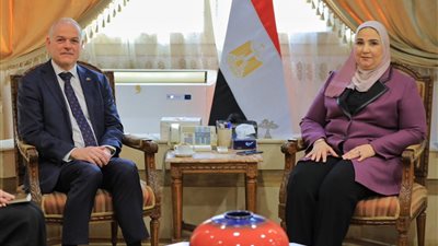 وزيرة التضامن و سفير استراليا يناقشان قضايا الحماية الاجتماعية