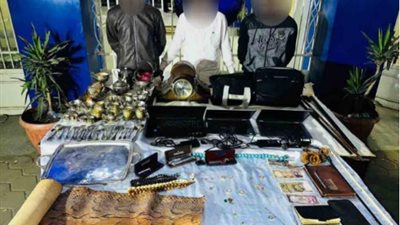 ضبط عصابة سرقة المساكن الخالية بالقاهرة