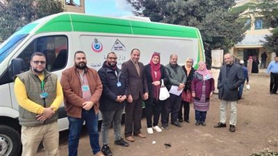 صحة كفر الشيخ تنظم قافلة طبية مجانية بقرية إبطو - مركز دسوق