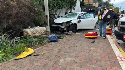 إصابة 19 إسرائيليا في حادث طعن ودهس شمالي تل أبيب (صور)
