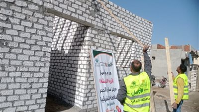 استكمال اعادةاعمار 30 منزلا بقرية اللبشة بصان الحجر