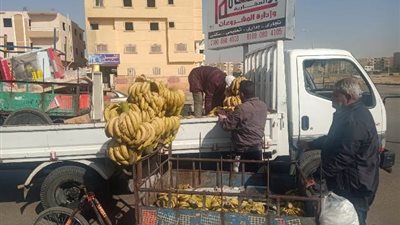 جهاز بدر ينفذ حملة لإزالة الإشغالات ويتحفظ على سيارة مشروبات..صور