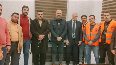وفد مستقبل وطن يزور مركز الشرطة ديرب نجم للتهنئة بعيدهم
