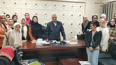 تدريب طالبات علوم الأرض بني سويف بشركة النصر للتعدين