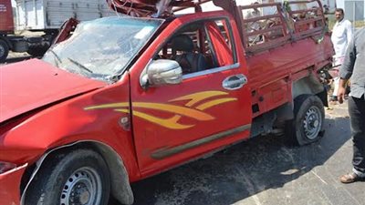 اصابة ١٦ شخص بينهما ٥اشقاء وطفل فى ٣حوادث سير بالمنيا