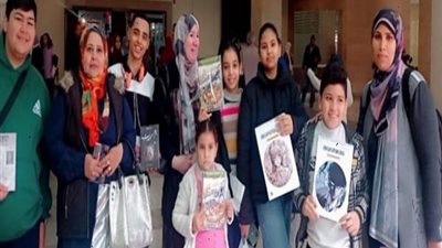 تعليم القناطر الخيرية تشارك في فعاليات معرض القاهرة الدولى للكتاب
