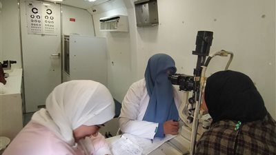 ٣٠١٥مريضا استفادوا من القافلة الطبية بميت معلا ببلبيس ضمن 