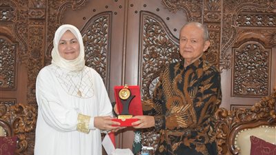 نائب رئيس الجمعية المحمدية بإندونيسيا يستقبل مستشار شيخ الأزهر