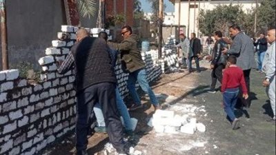 إزالة 35 حالة تعد واسترداد 3691 ألف متر مباني بالشرقية