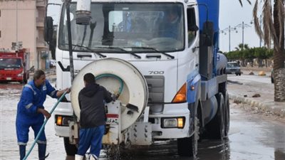 سحب مياه الأمطار القاهرة والجيزة
