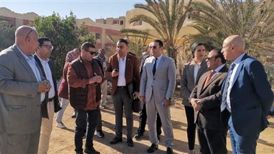 لجنة الشباب والرياضة بمجلس النواب تتفقد أرض الاستاد بالغردقة