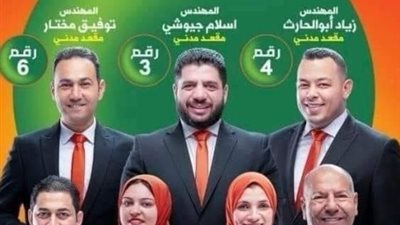 قائمة شباب المهندسين تفوز بانتخابات التجديد النصفى لنقابة الفيوم