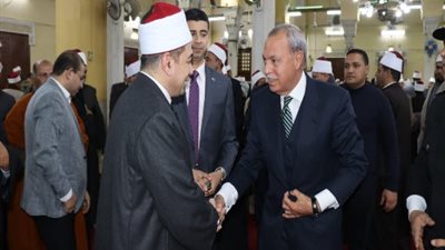 محافظ القليوبية يشهد احتفالية مديرية الأوقاف بليلة النصف من شعبان