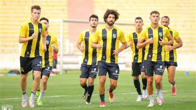المقاولون العرب يواصل تدريباته استعدادا لمواجهة المصري بدورى نايل