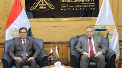 رئيس جامعة بنها: حريصون على الإرتقاء وتحسين السمعة المؤسسية والاكاديمية للجامعة