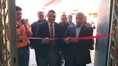وكيل وزارة التموين بالإسكندرية ورئيس حى المنتزة أول يفتتحان معرض أهلا رمضان