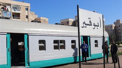 السكة الحديد:إيقاف خط قطار أبو قير بين محطتى(سيدى جابر / المنتزه)