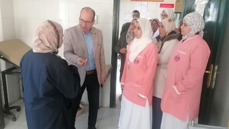 الجزار يتفقد الوحدة