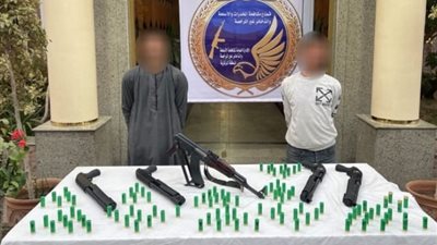 سقوط عنصرين إجراميين يتاجران فى الأسلحة النارية بالقليوبية