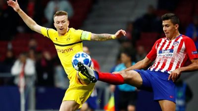 دورى ابطال اوروبا: أتلتيكو مدريد ضد بوروسيا دورتموند بربع النهائى