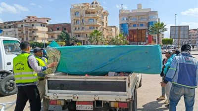 خلف الله: حملة لإزالة المخالفات فى مدينة دمياط الجديدة.. بالصور
