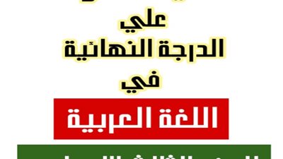ملخص العربي في 12 ورقة فقط للصف الثالث الإعدادي الترم الثاني