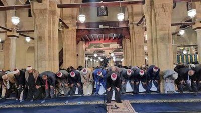 خريجي الأزهر بالمنيا.. يؤُّم المصلين اليوم في الجامع الأزهر