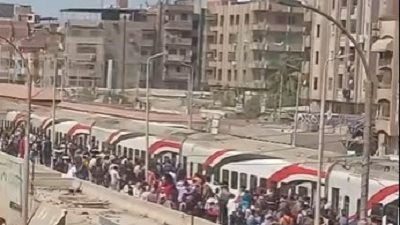 العناية الإلهية تنقذ ركاب قطار القاهرة الإسكندرية من كارثة في قويسنا