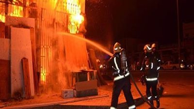 حريق بـ 4 مكاتب إدارية تابعة لشركة بترول بالقطامية