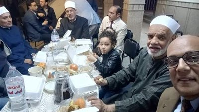 خريجي الأزهر بالمنيا في حفل الإفطار بالكنيسة الإنجيلية بملوي