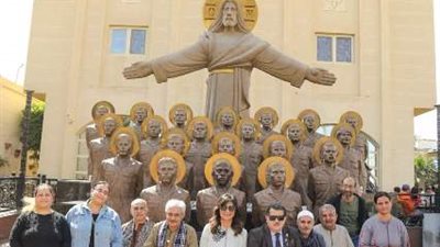 وزيرة الهجرة السابقة وعضو مجلس الشيوخ في زيارة بسمالوط