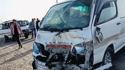اصابة 5 أشخاص بحادث تصادم فى مدينة بدر.. بالصور والأسماء
