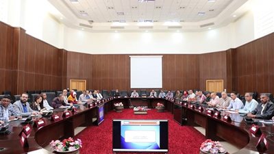 سليمان يترأس الاجتماع الثالث لمشروع صقر129لمواجهةالأزمات والكوارث