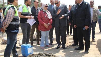 محافظ الجيزة يتفقد تطوير المرحلة الثانية من محور المنصورية