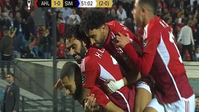 الاهلى يهزم سيمبا باداء غير مقنع ويصعد لنصف نهائى دورى الابطال