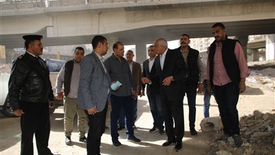 محافظ الجيزة يتفقد أعمال تطوير ورصف ترعة المريوطية