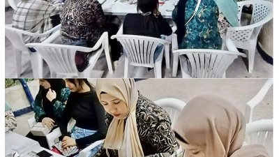 اكسسوارات الخطوبة بالورش الحرفية لنادي الفتاة بالإسماعيلية