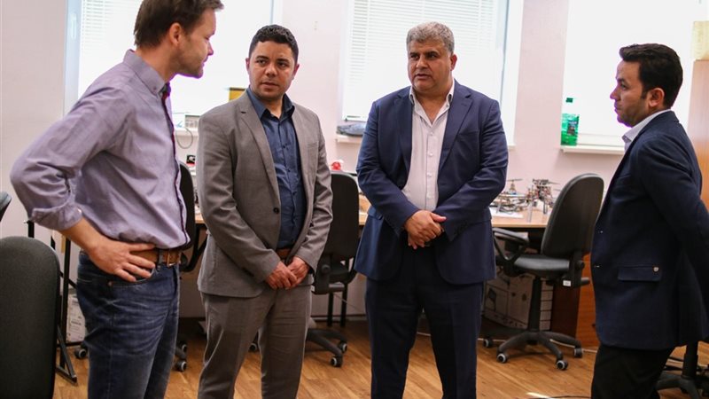 وفد بنها يزور جامعة