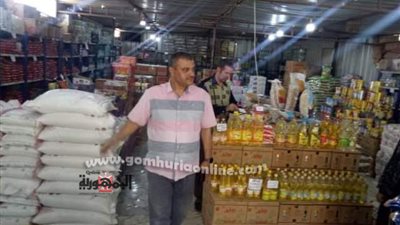 رئيس مدينة أشمون يتفقد منفذ 