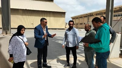 وكيل تموين الإسكندرية يتفقد أعمال لجان استلام و توريد الأقماح