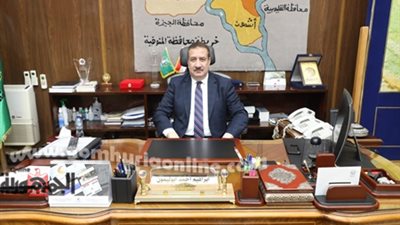 محافظ المنوفية :تكثيف أعمال الرصف ليلاً بالباجور و الشهداء وأشمون