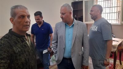 وكيل رياضة القليوبية يتفقد موقع أول فرع للشهر العقاري بمركز شباب كفر منصور